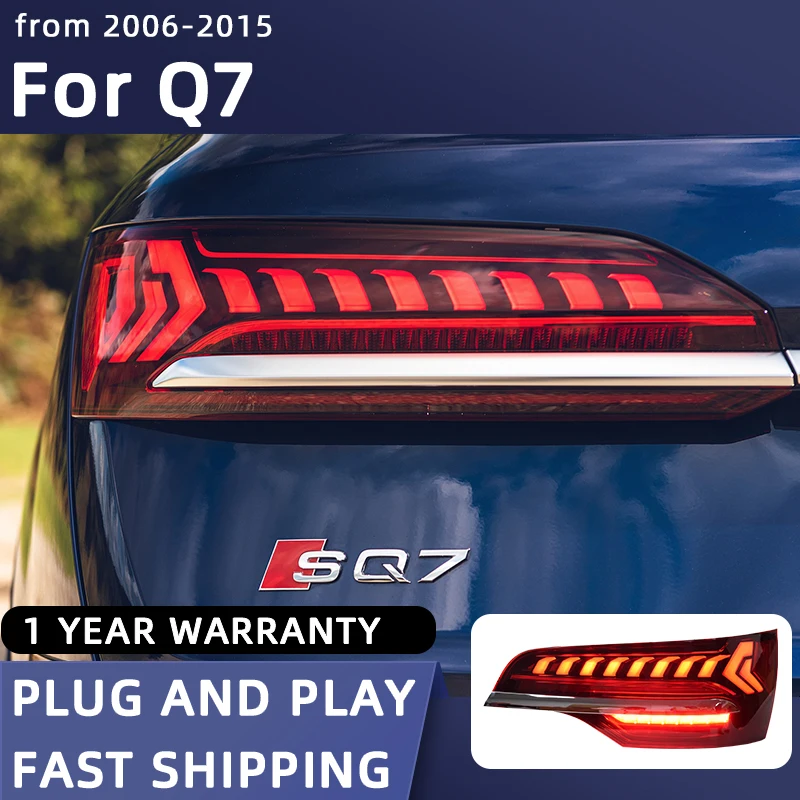 Car Styling Tail Lamp for Audi Q7 Tail Lights 2006 2015 Q7 LED Tail