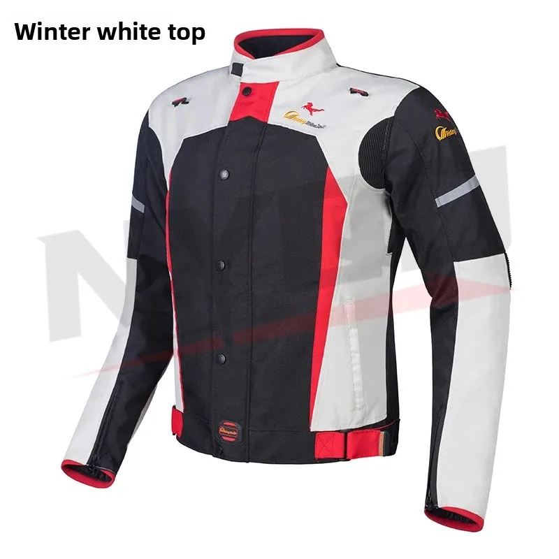 남녀공용 오토바이 재킷 방수 방풍 방한 방우 오토바이 사계절 보호복 모든 사이즈