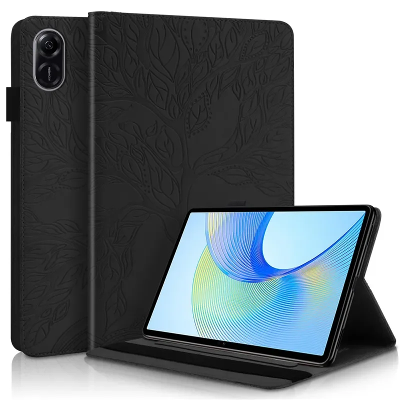 Flip Wallet Stand Case para Honor Pad Tablet Cover em Relevo Árvore x9 115 - Imagem 5