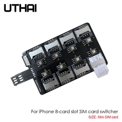 Universal Multi - Card SIM Adapter & Reader - Mini IM Nano SIM, Large Capacity (T13 - iPhone - 8)