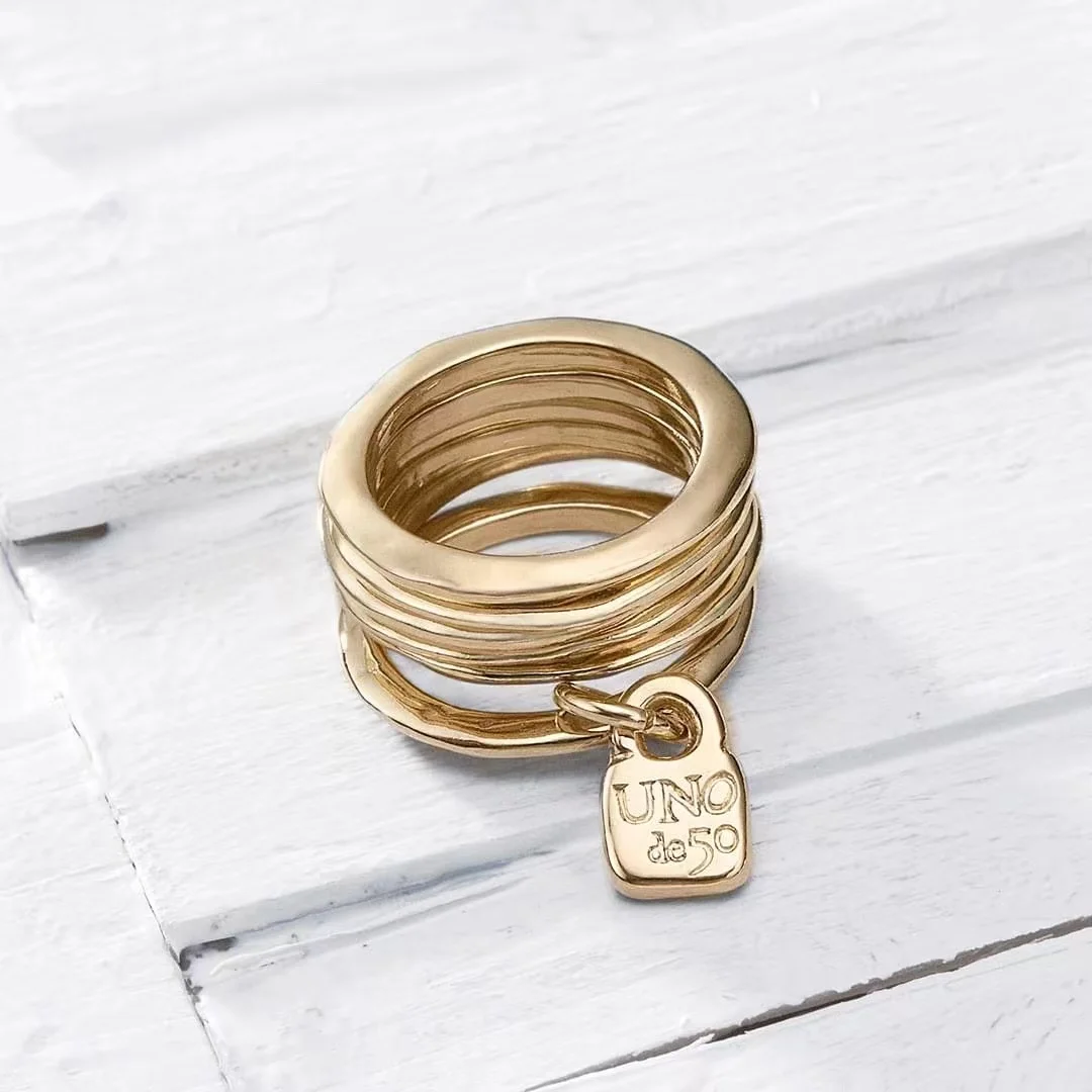 

Pure handmade high quality fashion brass 6 rings gold and silver ring Europe and America style lady ring wholesale free shipping