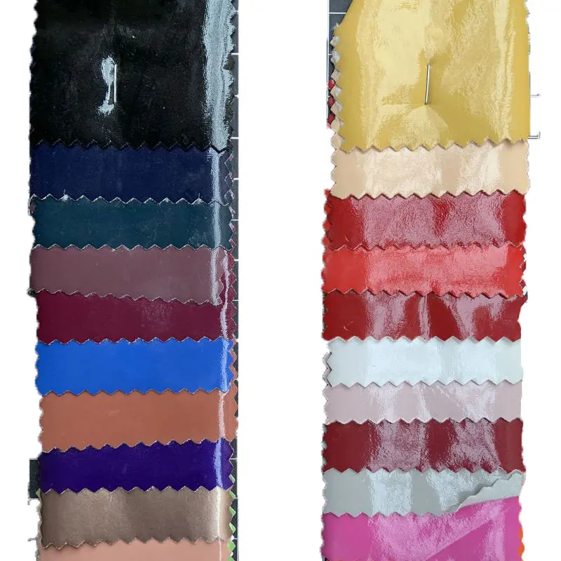 4면 탄성 소프트 미러 밝은 표면 Colorfur 의류 가죽 FabricTextile..