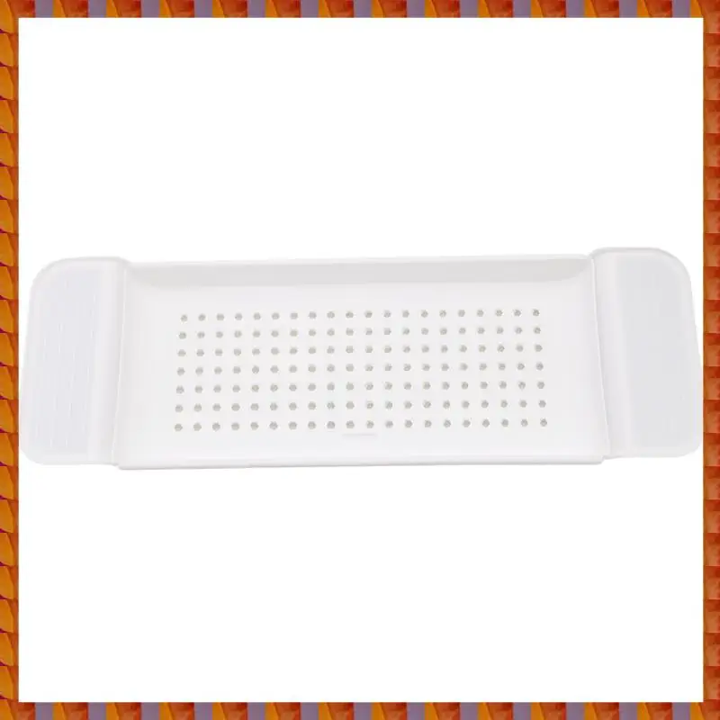 DIDI Retractable Bathtub Storage Rack Bath Tray Shelf Tub Bathroom Tools Towel Storage Shelf Kitchen Sink Drain Holder