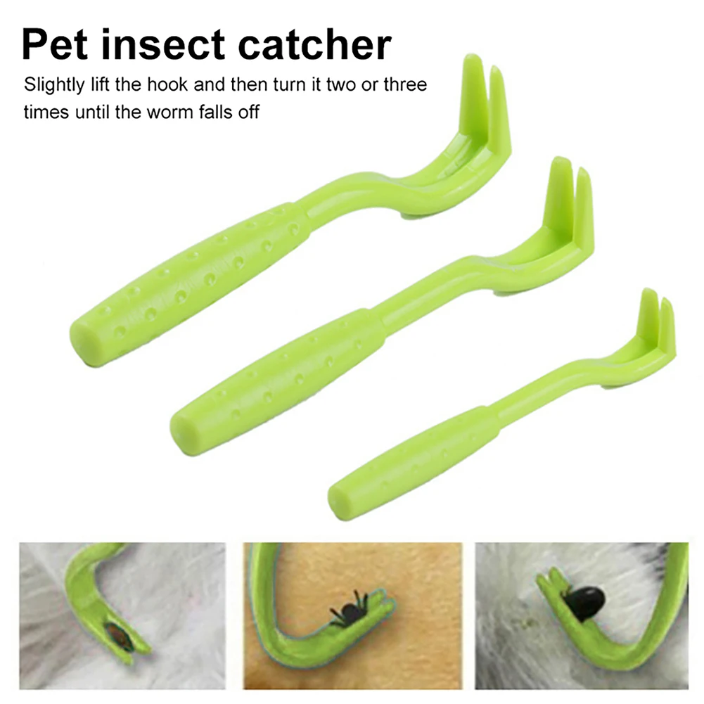 3-30PCS Flea Remover Hook Tick Remover Tweezer Tick Pull Cat Dog Grooming Insect Clips Kittens Lice Removal Pet Cleaning Tools - Image 4