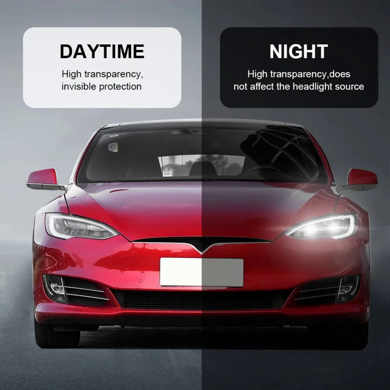 

Защитная пленка для Tesla Model S 2016-2020, аксессуары для передних фар заднего вида, набор для подготовки фар, прозрачная наклейка против царапин