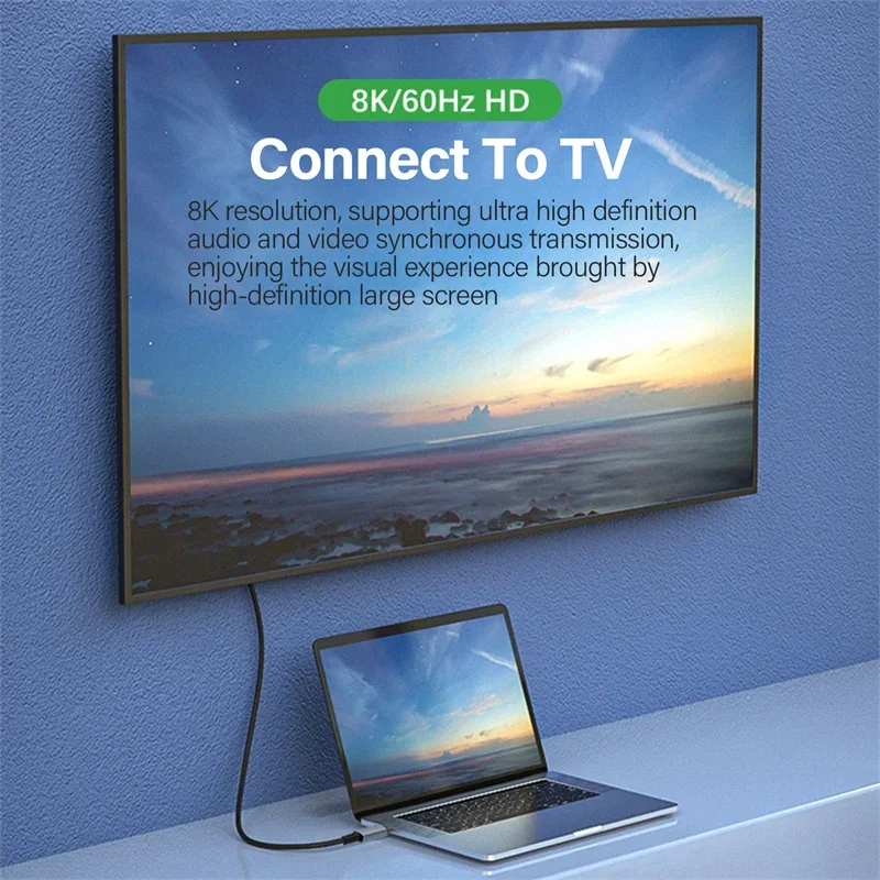 High-Speed USB4 Cable - 40Gbps 240W 8K Fast Charging & Data Transfer
