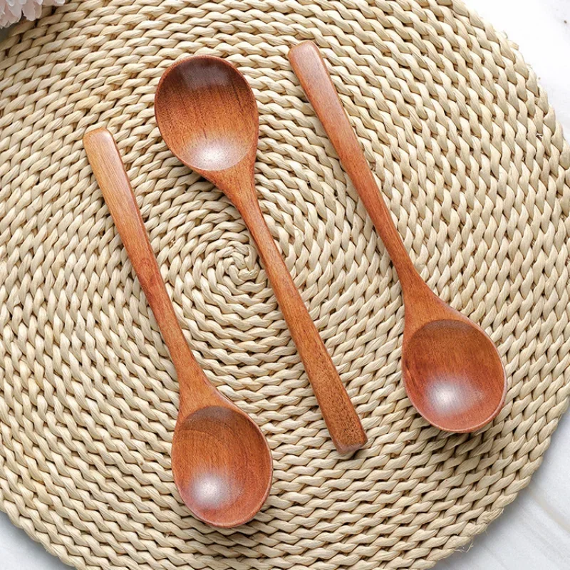 Wooden spoon Wooden Spoon Bamboo Kitchen Cooking Utensil Tool Soup Teaspoon Catering for Kicthen Wooden Spoon Bamboo Dinner