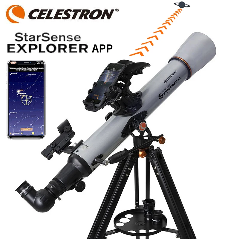 Профессиональный астрономический телескоп Celestron StarSense Explorer LT80AZ с приложением для