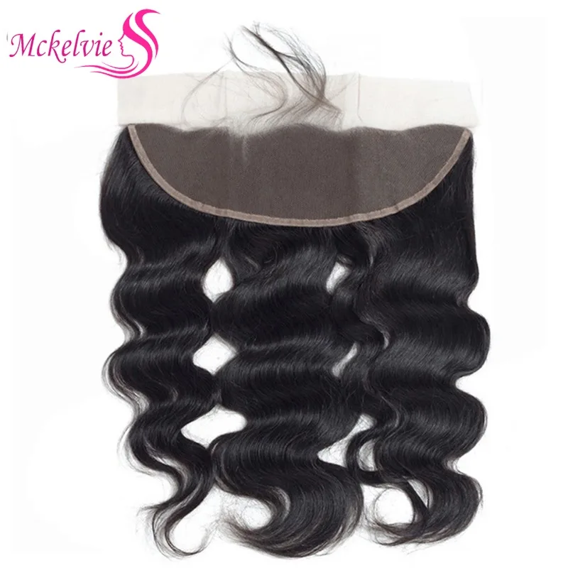 Body Wave 13x4 Lace Frontal Closure Human Hair For Woman Brazilian Virgin Hair Transparent Swiss Lace Pre-Plucked Hairline