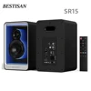 BESTISAN SR15 Active Monitor Bluetooth Speakers 100W Light Effects With Charger LDAC Codecs RCA Aux USB Inputs Bookshef Speakers 2