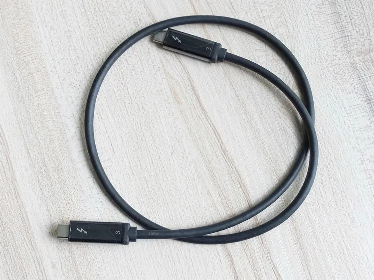 Originale Per Hp Thunderbolt 3 Cavo Dati 0.7M 40G 100W Docking Station Scheda Grafica Dock 5K Video Compatibile