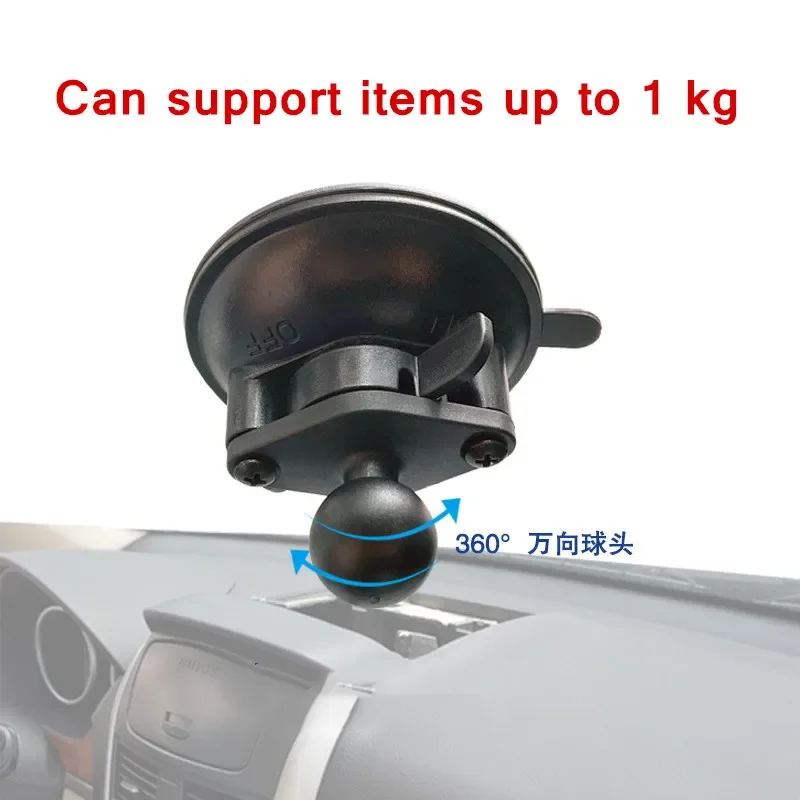 Twist-Lock Composite Suction Cup Base with Ball Vehicle Windshields For Mobile Phone GPS