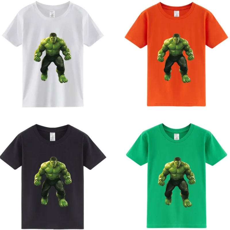 

Marvel peripheral movie Avengers HULK Hulk Hulk summer children's clothing personalized fashion T-shirt short-sleeved cotton