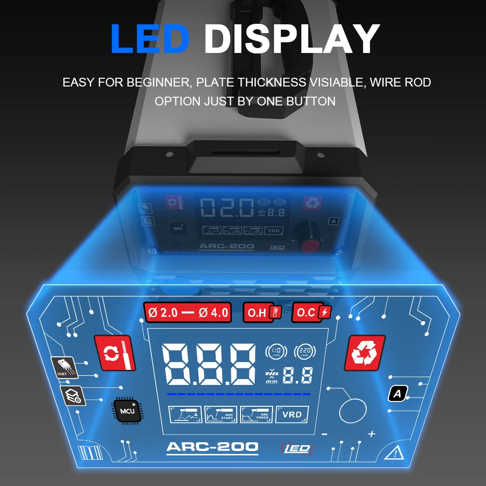 110/220V ARC Welding Machine 180A Inverter Welder for Household
