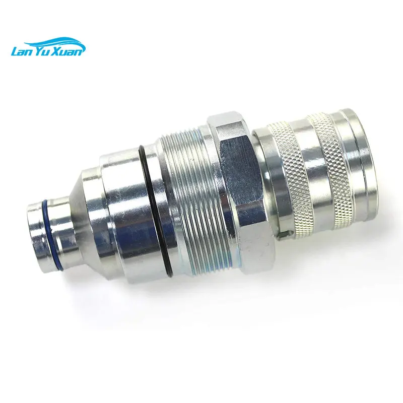 Replacement 7246802 7249643 47396761 Hydraulic Female Flat Face Quick Coupler for  Kubota 318E 319E 320E 323E S450 cate 320e 323e 324e 325e 329e excavator hydraulic breaker hammer control valve gp