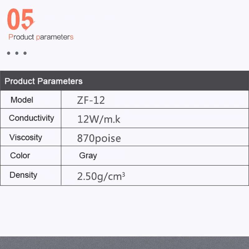 Processeur de pâtes thermiques, graisse thermique, plâtre en silicone, dissipateur de chaleur pour CPU GPU, chipset, refroidisseurs de refroidissement pour ordinateur portable, 12W