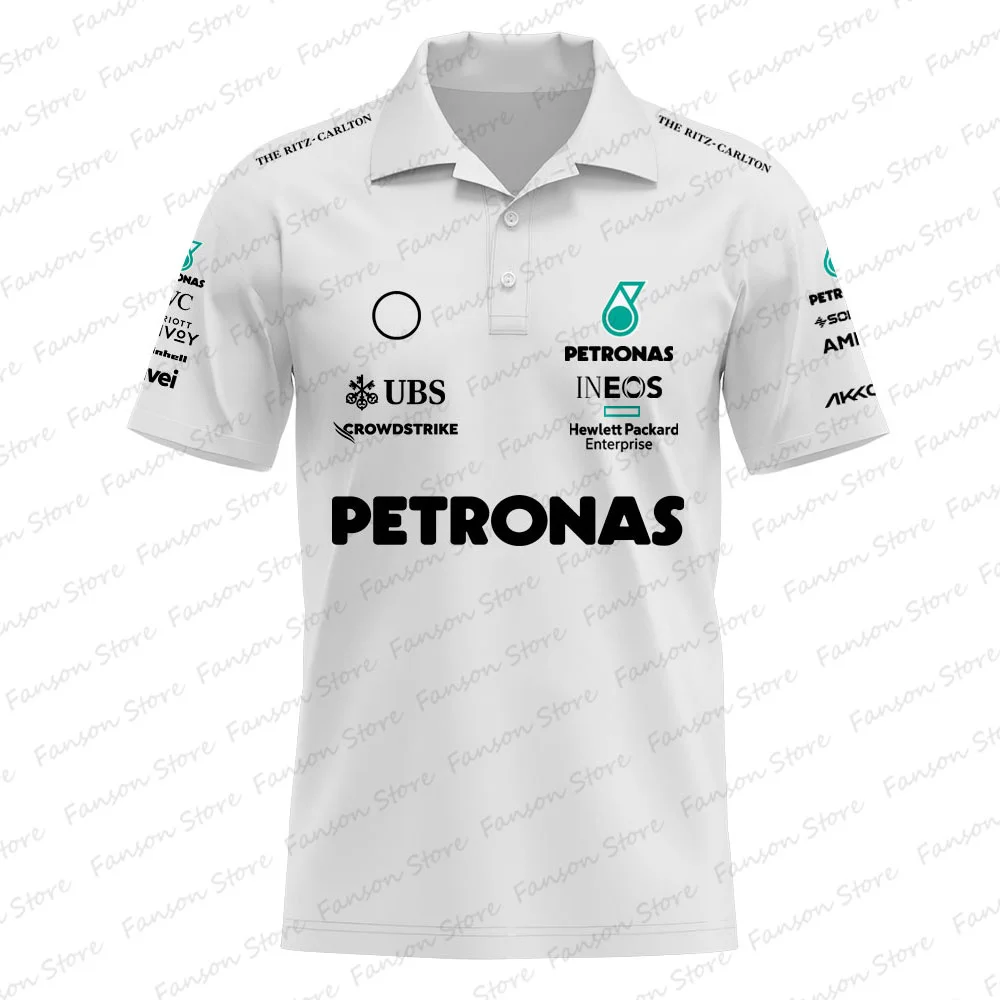 Мужская футболка-поло для фанатов гоночной команды F1