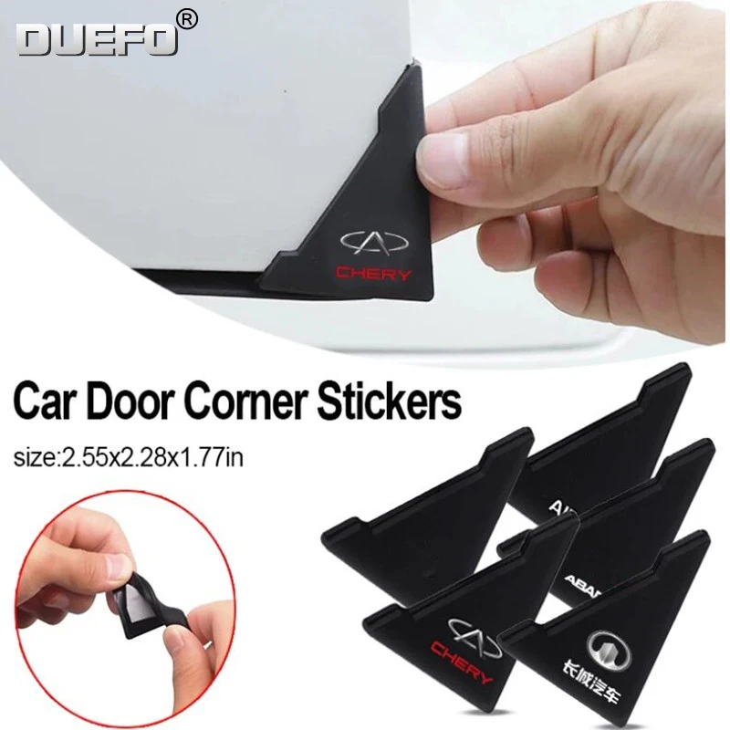 2 Pz Silicone Car Door Corner Cover Antigraffio Crash Protection Per Volkswagen Vw Gti Polo Golf Gts Passat Magotan