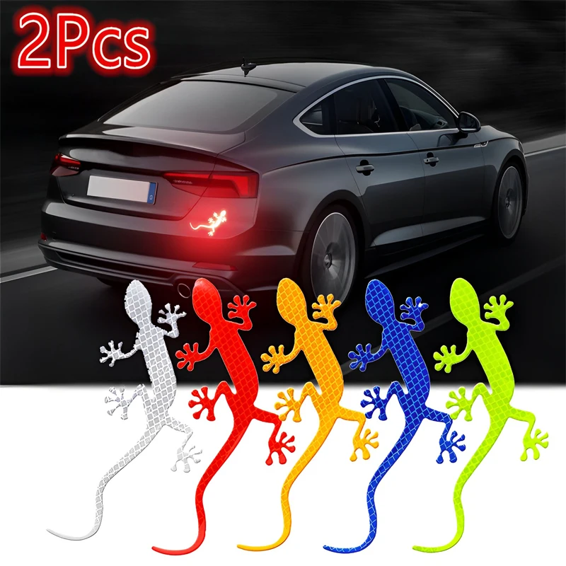 Reflective Gecko Safety Stickers 1