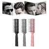 Men Plastic Vent Hair Brush Anti-static Comb Hairdressing Salon Barber Curly Hair Care Wig Styling Tool Comb Brush Massage Tool 3