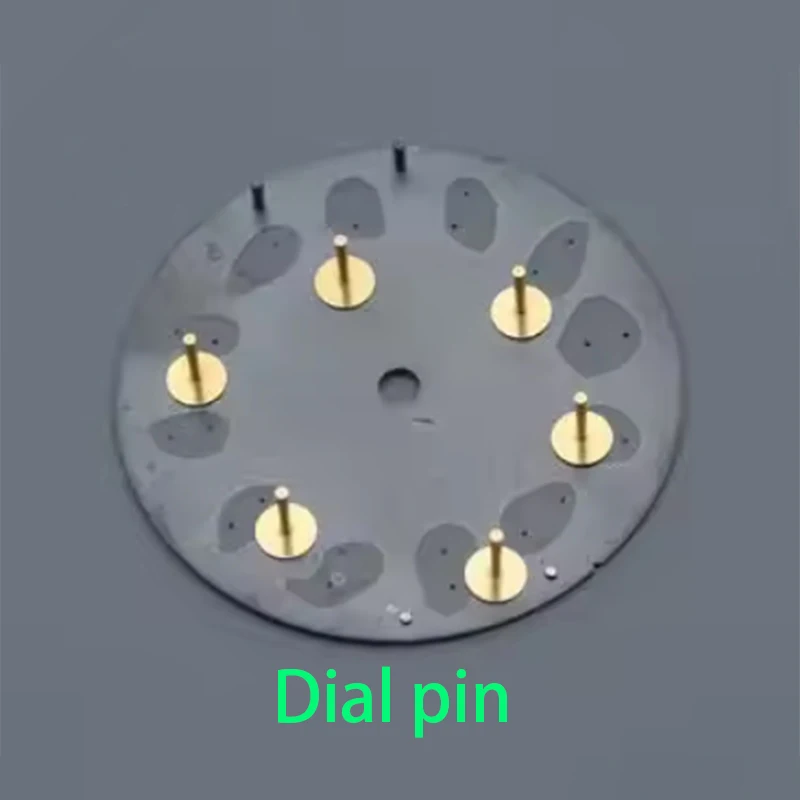 시계 다이얼 핀 0.6mm 직경 구리 재질 고정 다이얼 위치 지정 발 포함 수리용 다이얼 액세서리 다이얼 발 시계 수리 부품