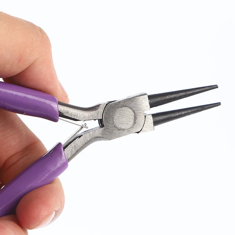

4.5-Inch Mini Pliers Toothless Mini Pointed Pliers DIY Jewelry Pliers Kit