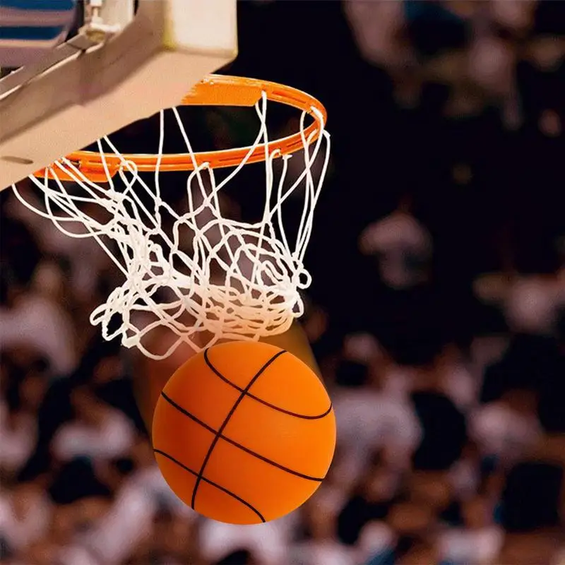 Bouncing Mute Ball Indoor Silent Basketball 24cm Foam Basketball Silent Soft Ball Size 7 Air Bounce Basket 3/5/7 Sports Toy basketball balls