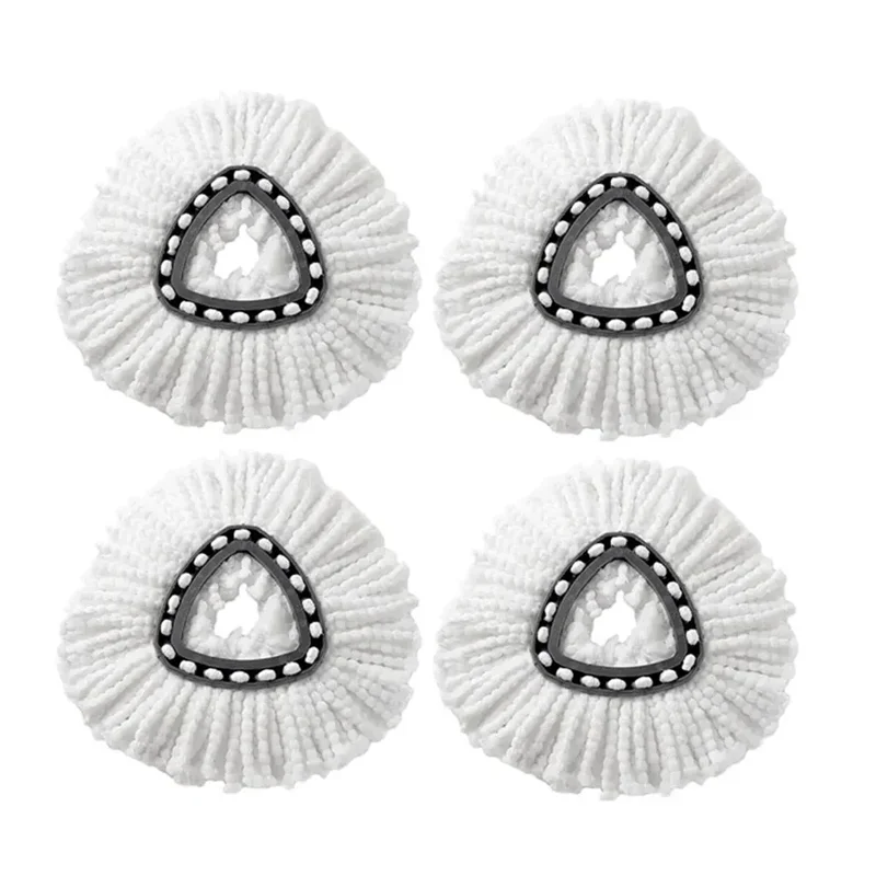 Sostituzione Mop Bianco Testa Panno Microfibra Mop Ricariche Spin Mop Panno Testa Di Ricambio Per Vileda O-Cedar Accessori Mop Heads