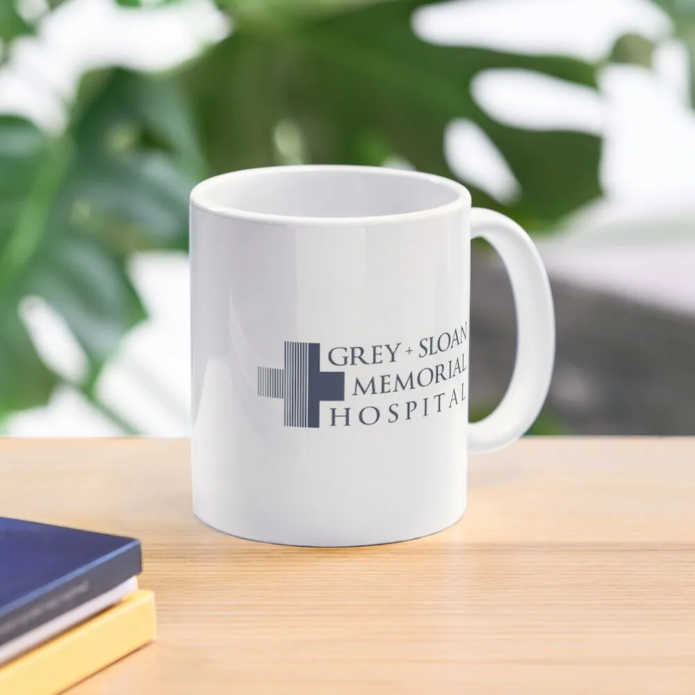 

Grey + Sloan Memorial Hospital Logo | Blue Print Coffee Mug Custom Mugs Funny Mugs Coffee Travel Mug