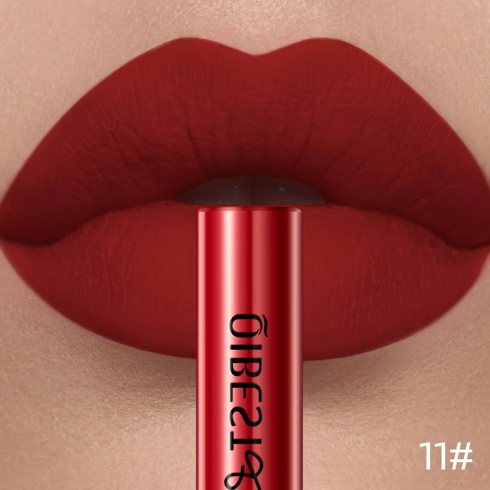 Velvet Matte Nude Waterproof Lip Gloss – Long-Lasting Pigmented Lip Tint