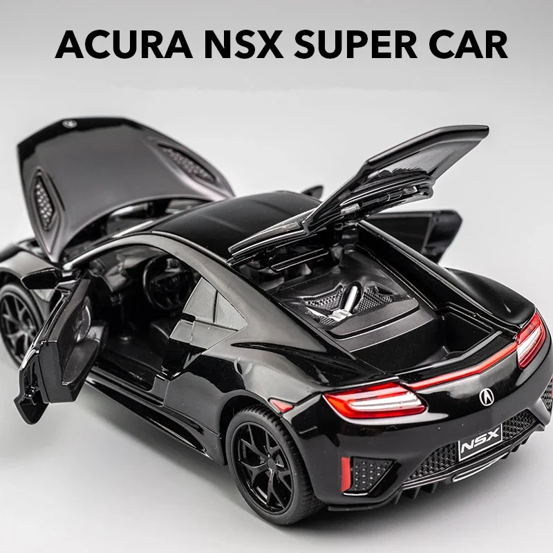 New 1:32 Acura NSX Alloy Sports Car Model Diecast & Toy Vehicles Metal Super Car Model Simulation Sound Light Toy Gift 3