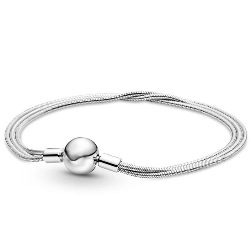 5 Stuks Hart Knoop Beacelets Logo Verzilverde Slangenketting Kwaliteit Bedelarmband Man Vrouwen Trouwen Fijne Geschenken