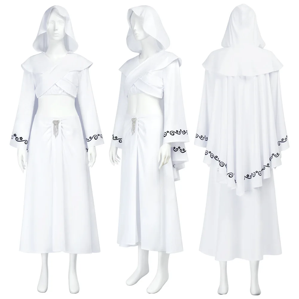 amidala white dress Princess Padme Cosplay Costume S : Clothing, Shoes & Jewelry protective sleeve  Star Wars: Padm Amidala