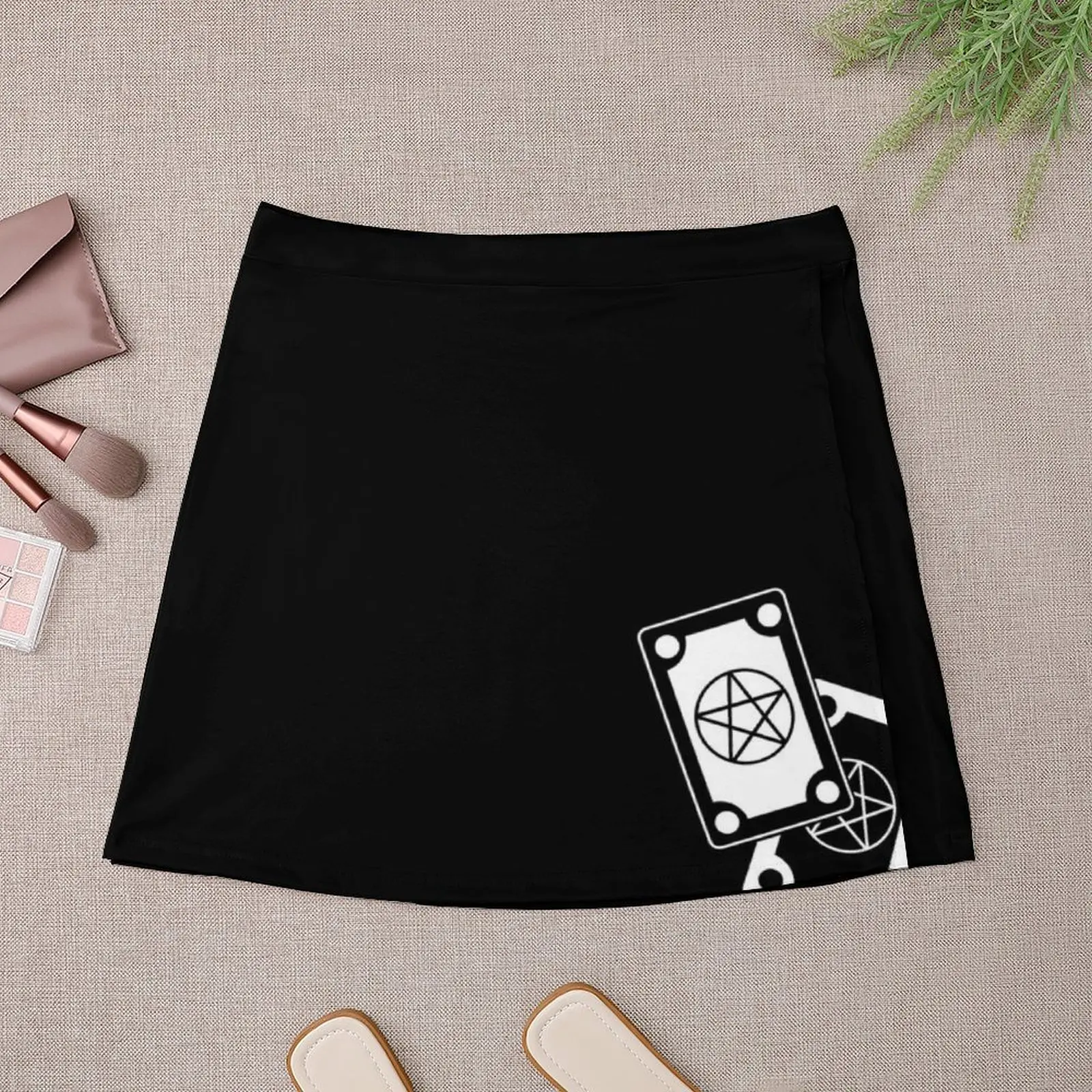 Pagan Wicca Witchy Witch Tarot Cards Mini Skirt fairy grunge extreme mini dress Summer dress