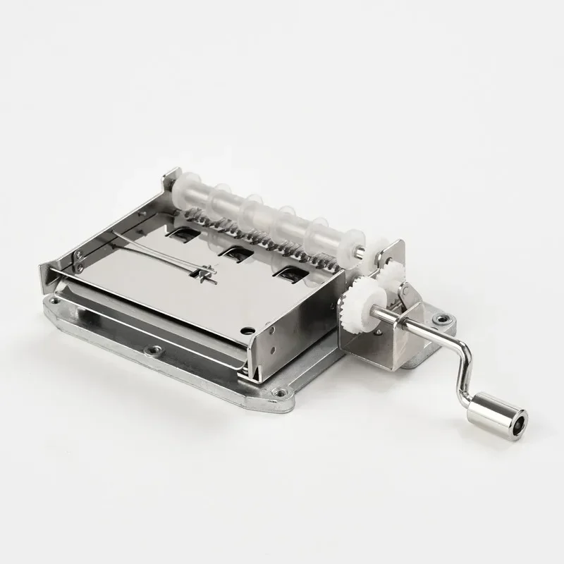 Music Box Hand-cranked with Piano Roll Punch Card 15-Tone 30-Tone Children's Creative DIY Composing Music Yunsheng Movement music box