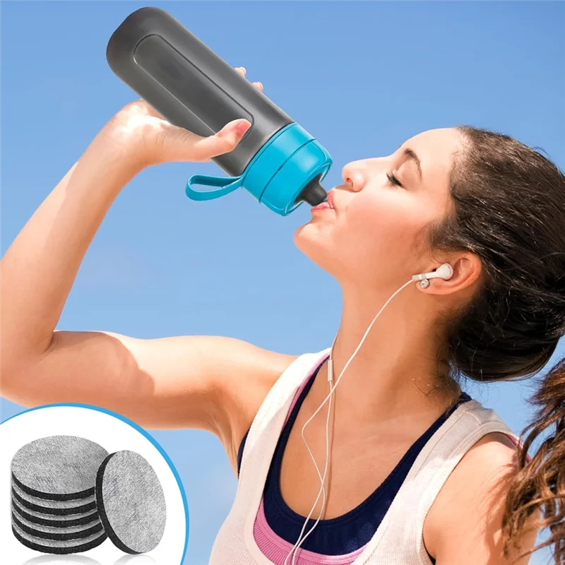 Micro Disc Water Filter 8-Pack For Brita Fill & Go Bottles & Carafes – Reduces Chlorine, Improves Taste - View #5