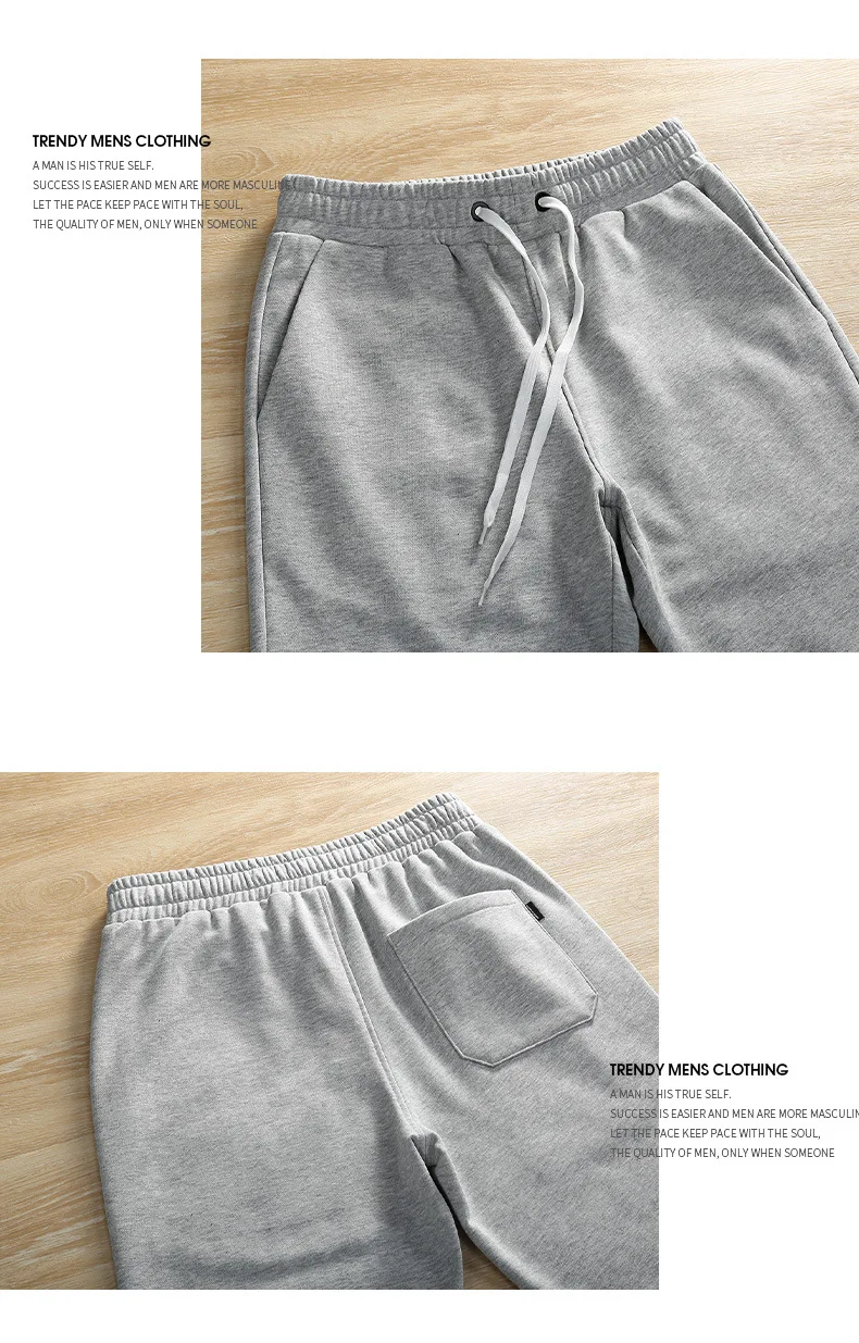 Description Picture 4 of itemMen's 2024 Summer New Light and Thin Tight Knitted Pants with Straight Leg, Casual Breathable Long Pants for Outwear