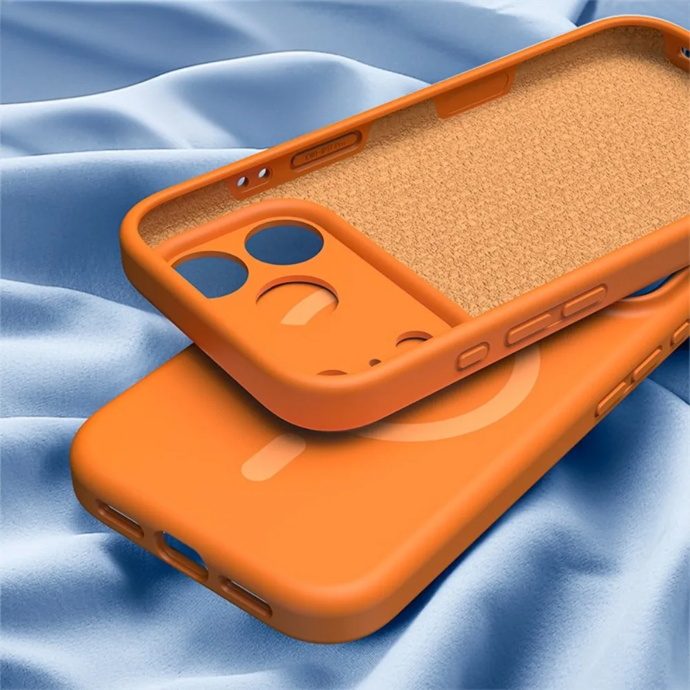 Premium Air Liquid Silicone Soft Cover with Wireless Charging Capability