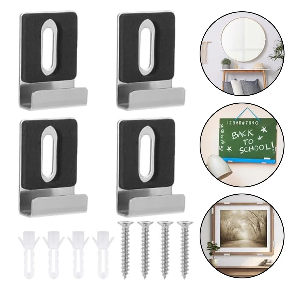 Mirror Hanging Kit Mirror Bracket Clips For Cabinets
