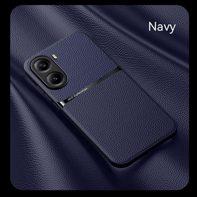 PU Leather Magnetic Protective Phone Case - Durable Back Cover Shell