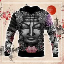 

2021 New Japanese Samurai Tattoo 3D Printing Men's Sweatshirt Harajuku Zip Hoodie Casual Unisex Jacket Pullover type - 37