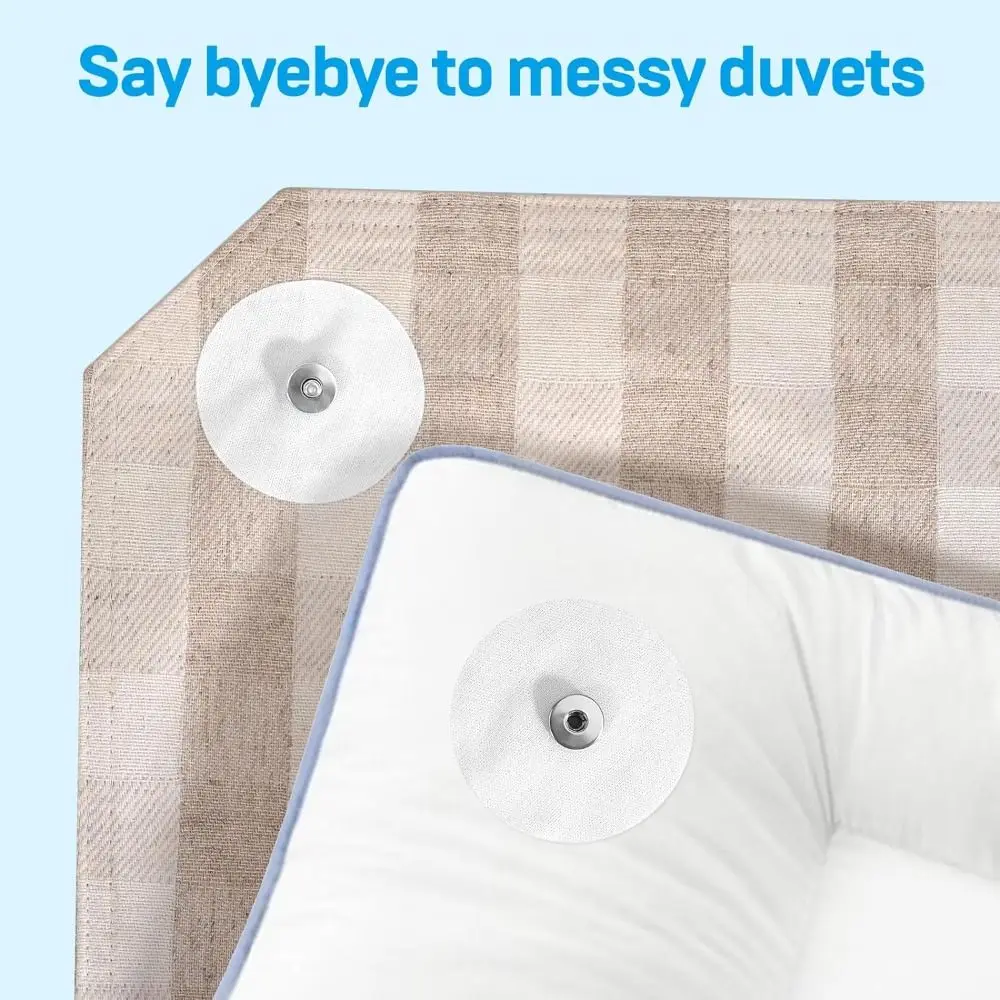 Duvet Cover Snaps Clips Quilt Bed Sheet Metal Snaps Buckle No More Shifting Corner Keepers Holds Inside Duvet Iron on Fasteners