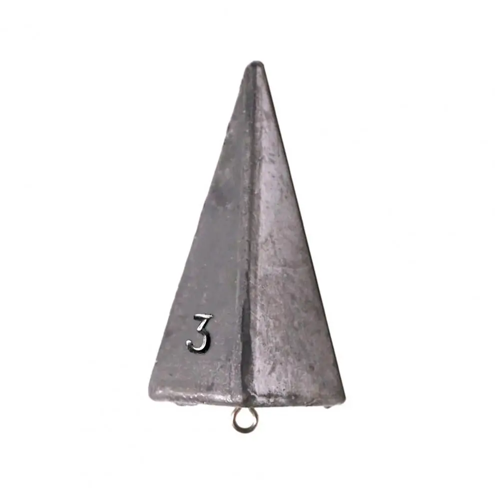 Triangular Pyramid Sinker Lead Fishing Weight Sinker 2/3/4/5/6oz