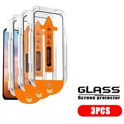 Protecteur d'écran en verre trempé premium avec installation facile pour Redmi 17