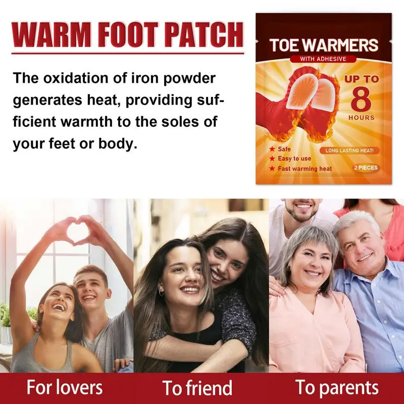 Insole Feet Warmers Fast-Heating Foot Warmer Non-Woven Foot Care Feet Patch 10pcs/20pcs For Hiking Camping Jogging Winter foot pads heated pads