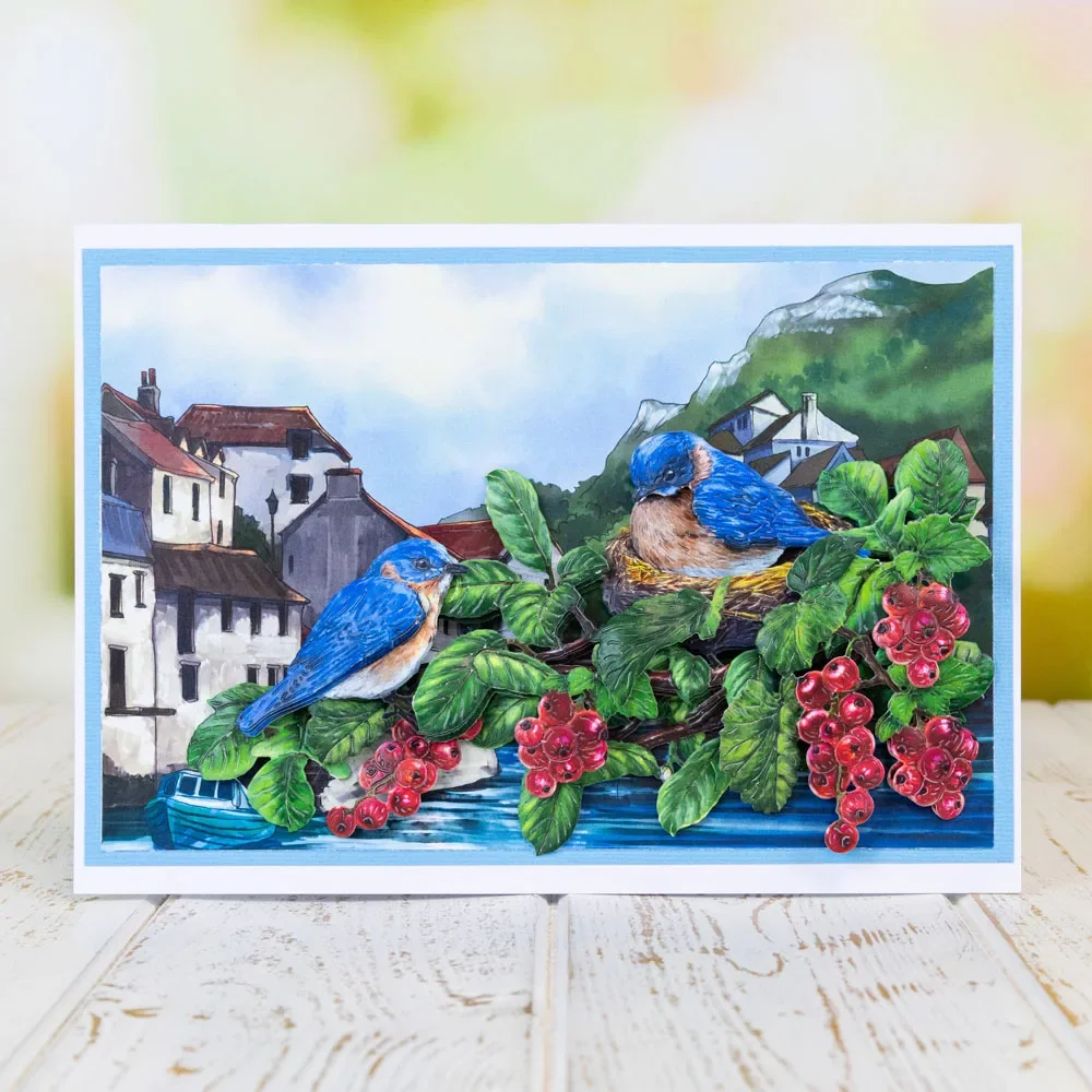 밝은 빨간색 과일은 매우 매력적입니다. 금속 커팅 다이 스크랩북 다이어리 장식 스텐실 엠보싱 템플릿 DIY 인사말 카드