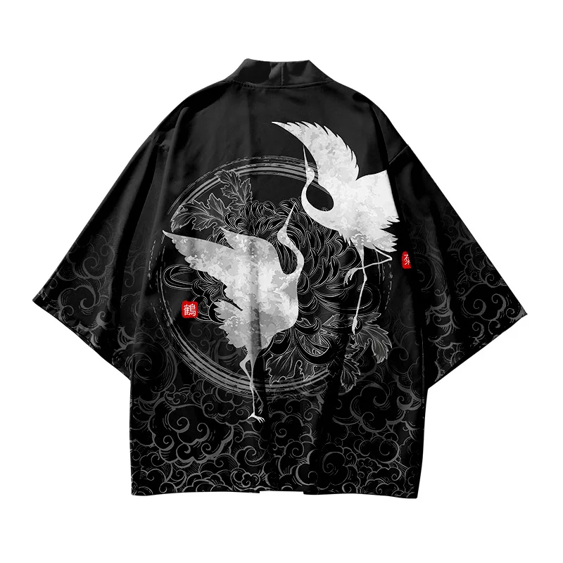 3 to 14 years kids kimono Japanese traditional costume boys girls fashion kimono haori cardigan Jacket children beach wear cloak