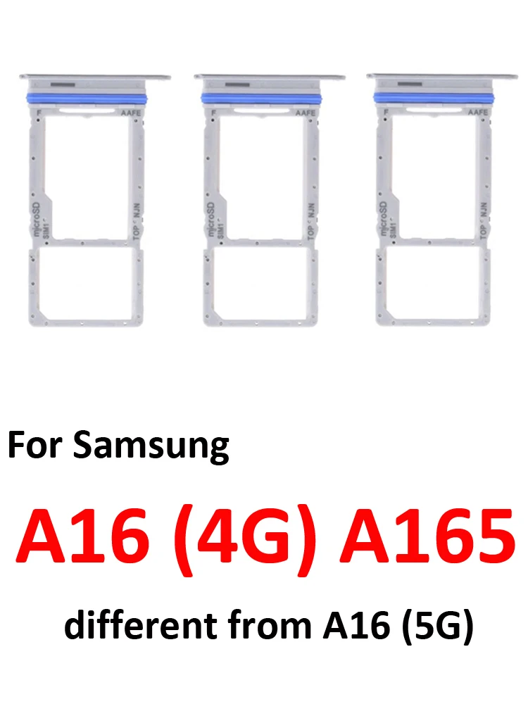 Black SIM Card and Micro SD Tray Holder for Samsung Galaxy - Dual/Single Slot