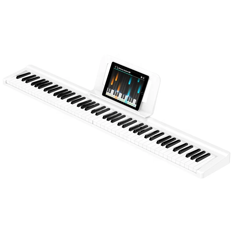 Terence V10 Electronic Keyboard Piano For Piano Student Musical Instrument Portable 88 Keys Foldable Digital