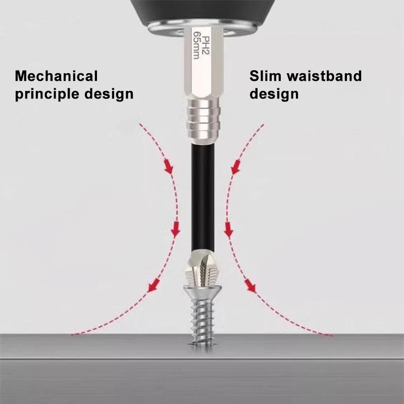 K5 Anti Impact And Anti Slip Head With Threaded Strong Magnetic Drill Head Ultra Hard Hexagonal Set Electric Screwdriver